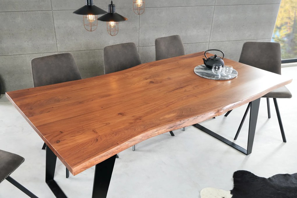 Jedálenský stôl Organic Artwork 175cm - Akácia 35mm