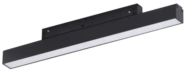 LED svietidlo do lišty Alfa Saga Track Magnetic 12W 4000K čierne