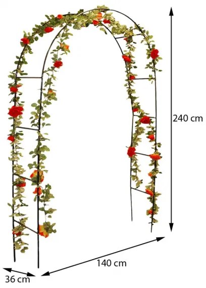 Záhradný oblúk ProGarden 240 cm