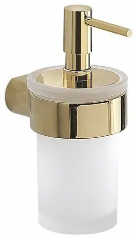 GEDY PI8187 Pirenei dávkovač mydla mliečne sklo/zlatá, 110 ml