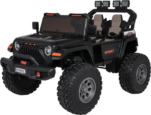 Elektrické autíčko Extreme Sport 4x4 čierne