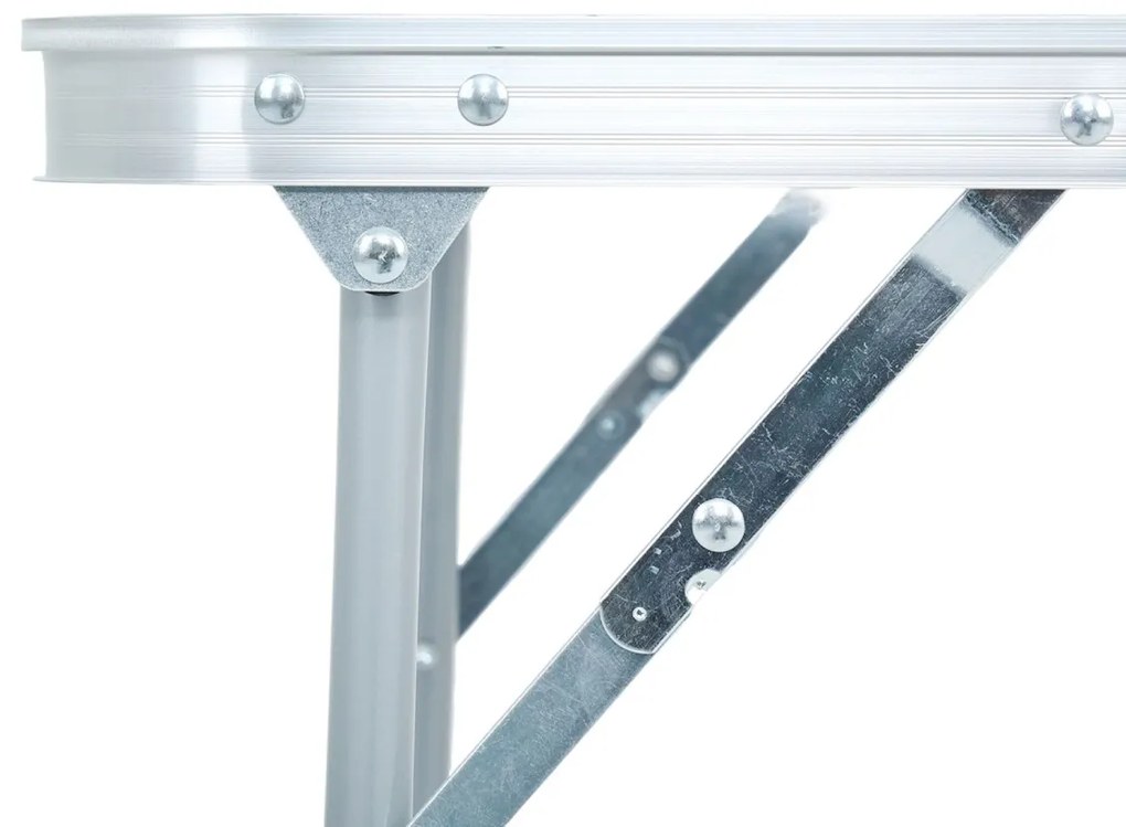 Kempingový stolík ARES 70x50 cm hnedý