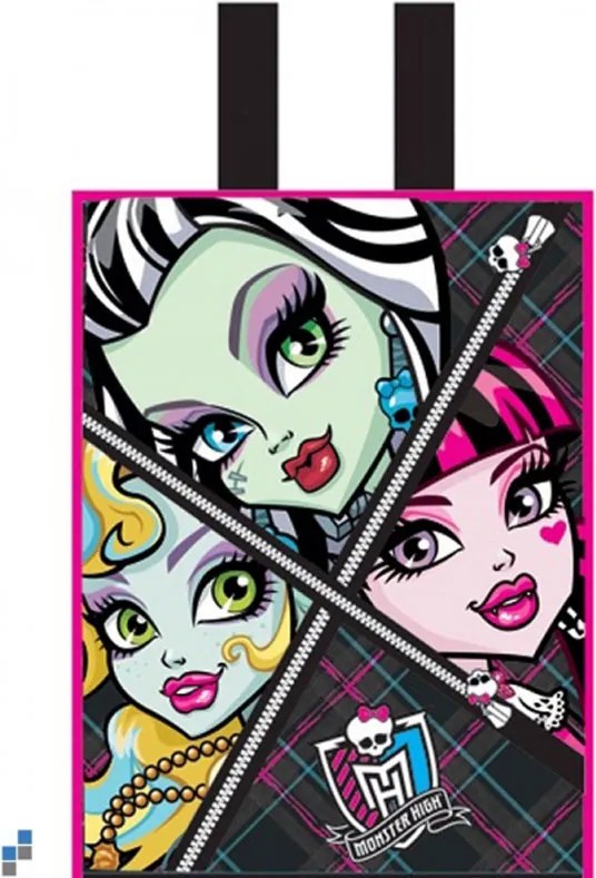 STAMATIS Detská nákupná taška Monster High Faces 30x25 x13 cm