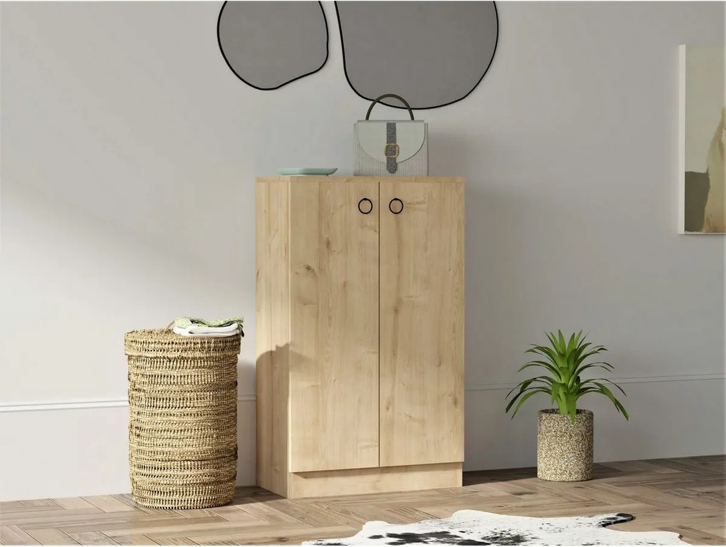 Defne Sapphire Oak Skriňa na topánky