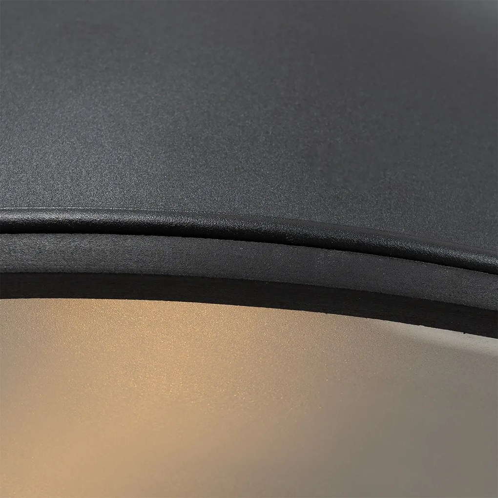 Priemyselné závesné svietidlo čierne 53,5 cm - Sicko