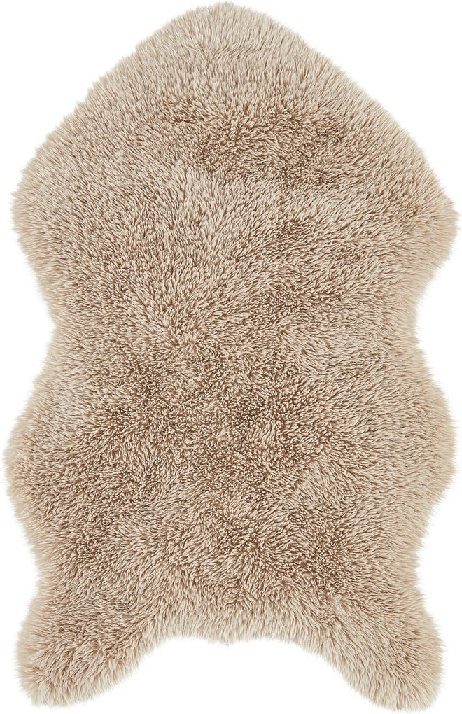 XXXLutz UMELÁ KOŽUŠINA, 60/90 cm, béžová Boxxx - Koberce - 007821015592