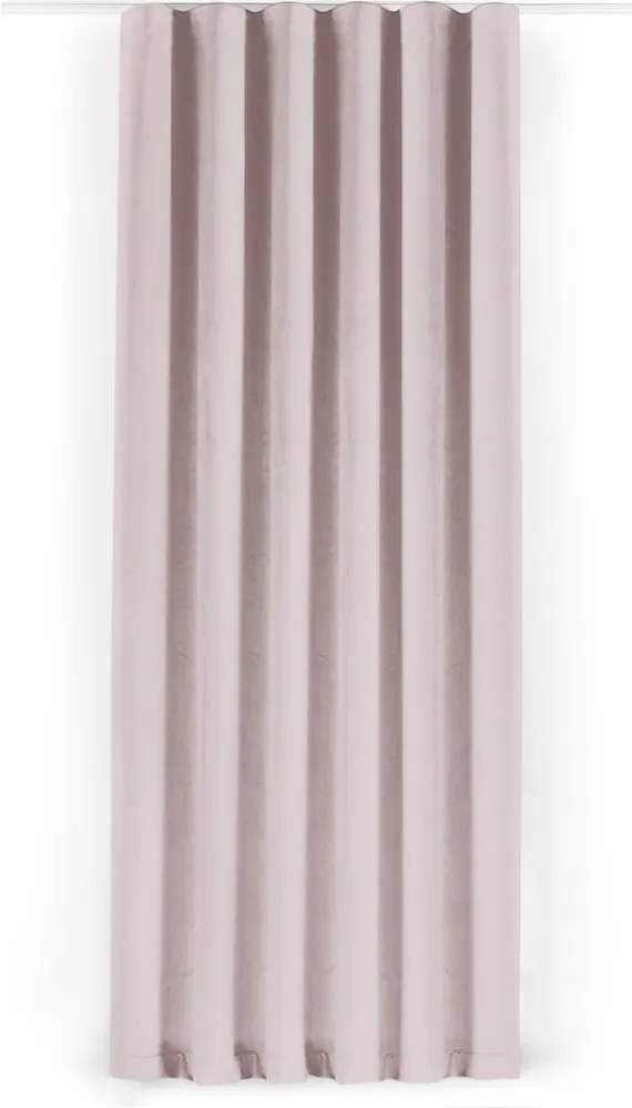 Svetloružový zamatový dimout záves 265x175 cm Velto – Filumi