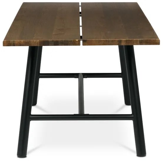 Autronic BONTEC Jedálenský stôl 220x90cm, masív, orech, HT-T1822 WAL Farba: Hnedá