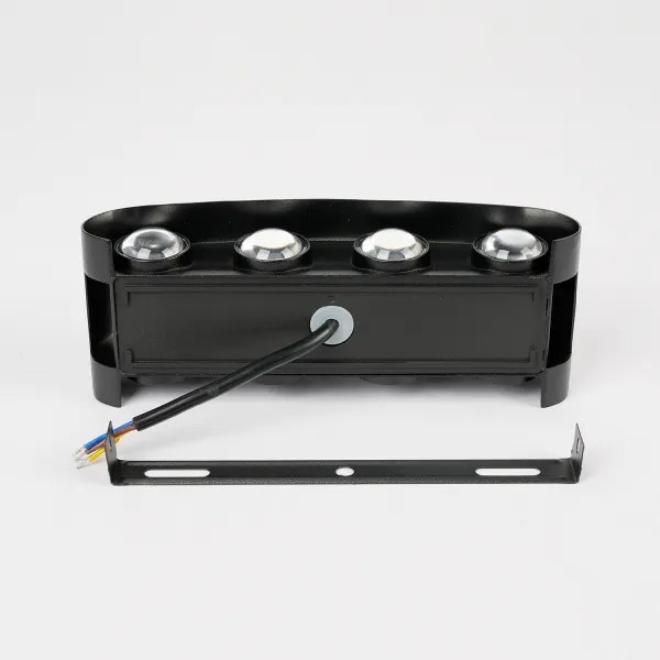 Brilagi - LED Vonkajšie nástenné svietidlo FLAREBOX LED/8W/230V čierne IP65