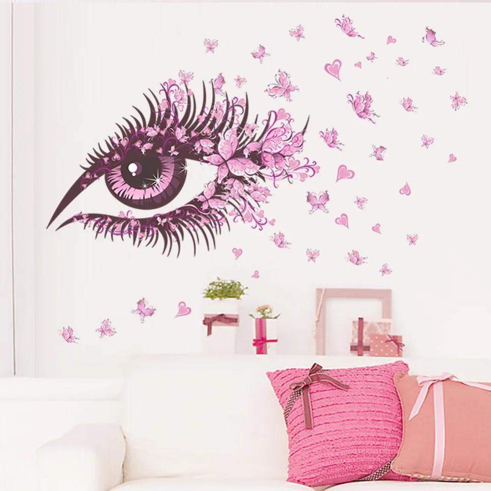 Veselá Stena Samolepka na stenu na stenu Motýlie oko