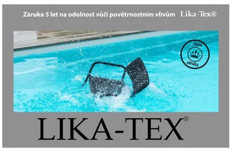 Doppler Melia LIKA-TEX® sivá - luxusná záhradná súprava