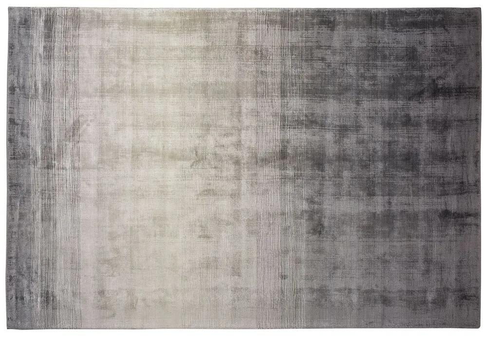Viskózový koberec 160 x 230 cm sivý ERCIS Beliani