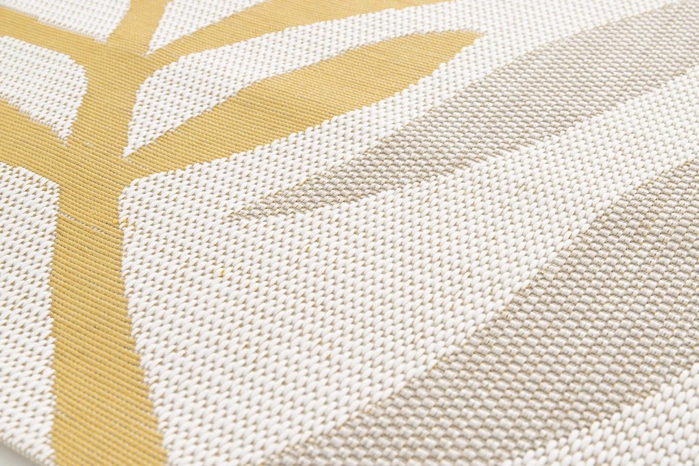 Balta, TRHÁK: Kusový koberec RE_FRESH 37513-657 – na von aj na doma, 200x290, žltá, chodba / predsieň