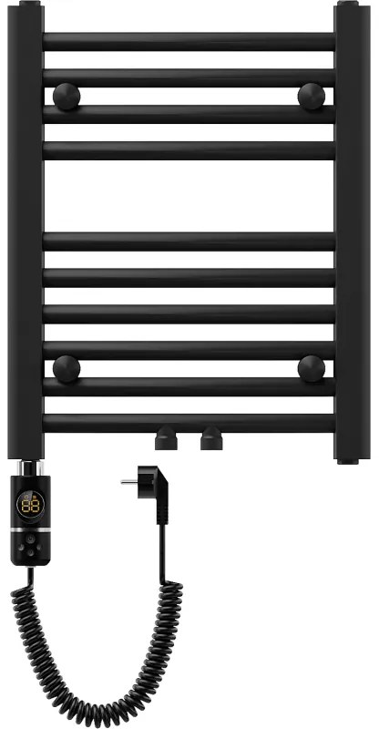 Mexen Ares, elektrické vykurovacie teleso 500 x 400 mm, 300 W, čierna, W102-0500-400-2300-70