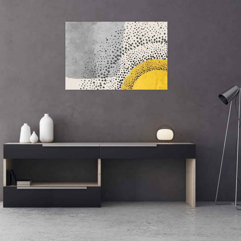 Obraz - Abstraktná maľba pláže N⁰3 (90x60 cm)