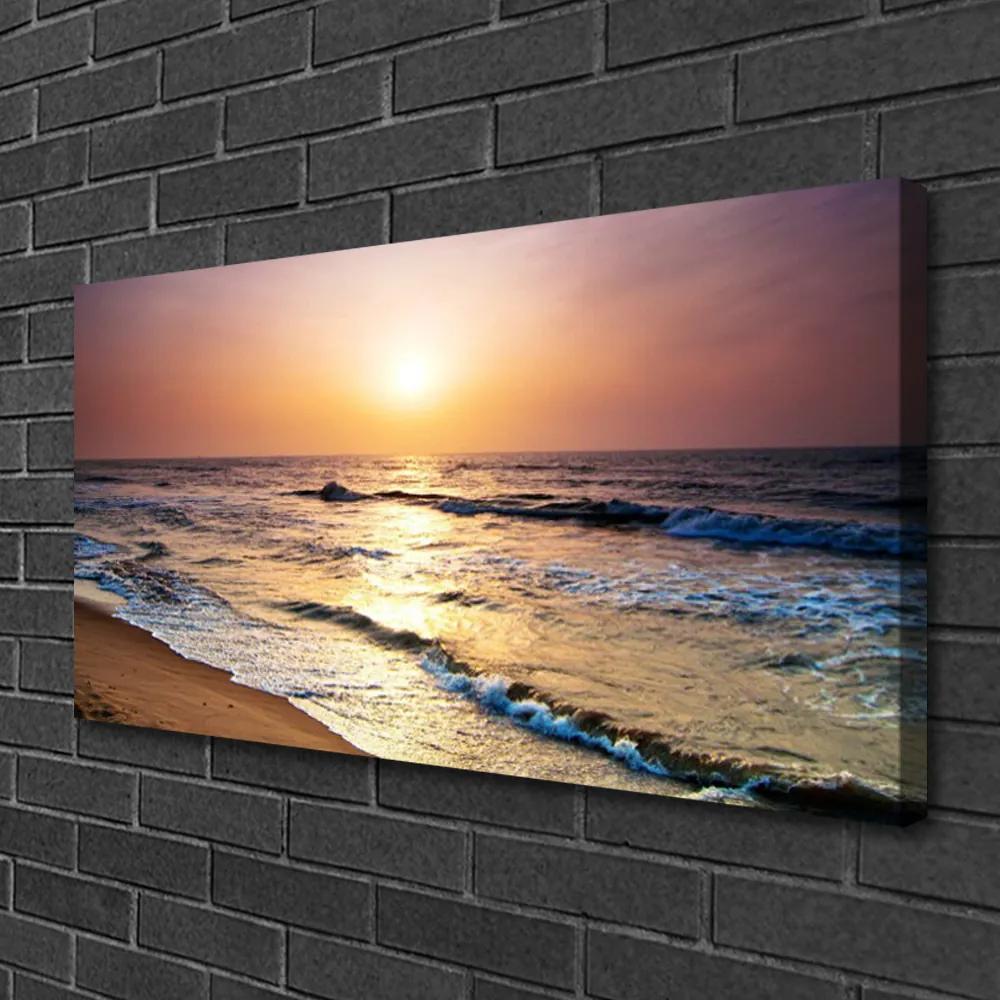 Obraz Canvas More pláž slnko krajina 140x70 cm