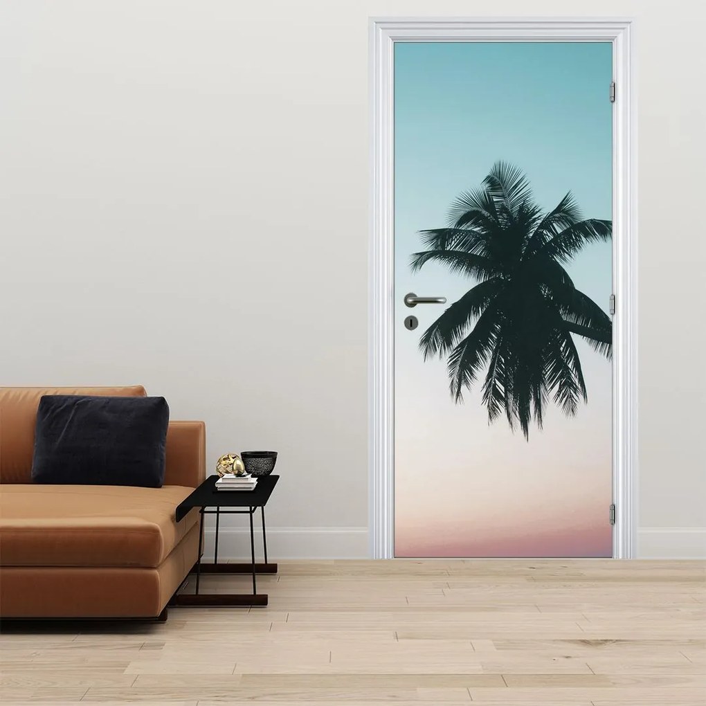 Fototapeta na dvere - Palma na Bali (95x205cm)