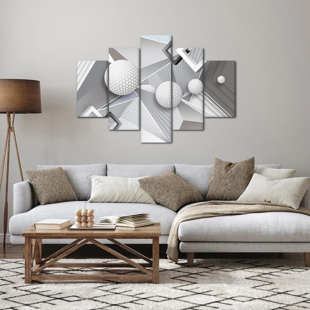 Geometrický abstraktný obraz (150x105 cm)