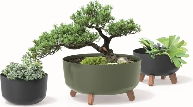 Kvetináč Gracyeen zemito zelený