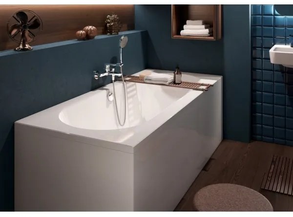 Villeroy & Boch TVT10400100061 - Vaňová batéria O.NOVO lesklý chróm