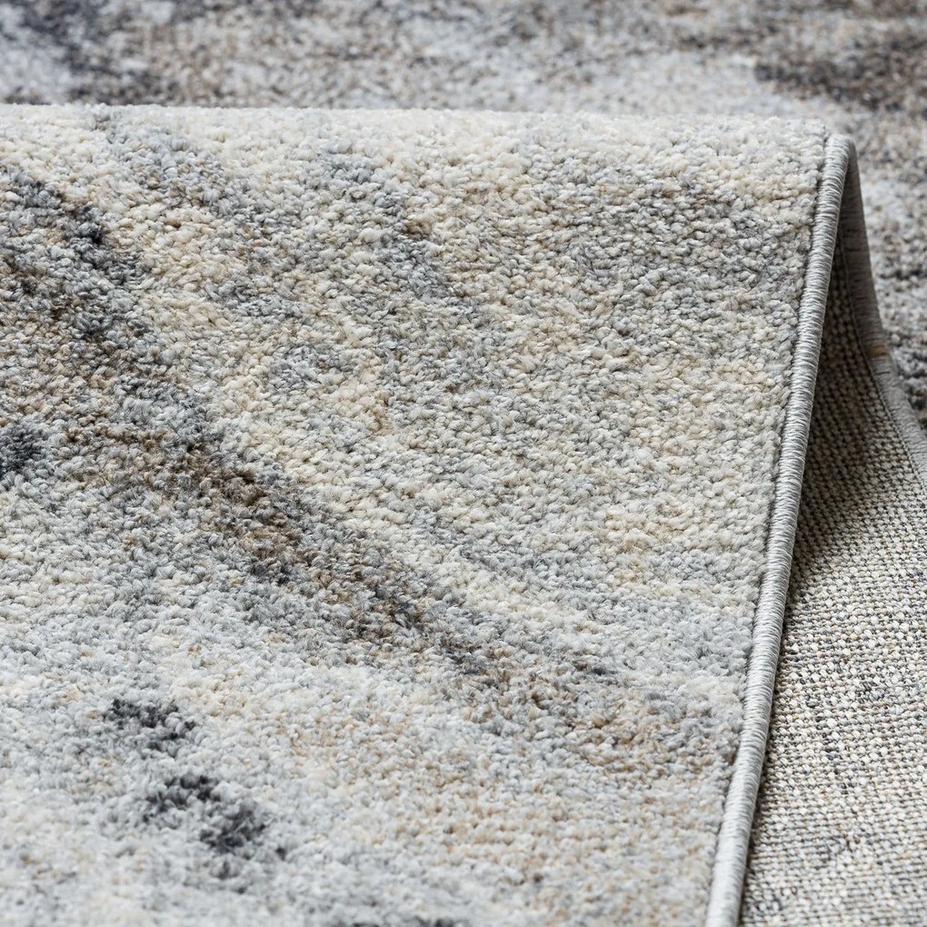Dywany Łuszczów, Kusový koberec Fusion 9613 l. grey/dark grey, 200x290, šedá, kancelária