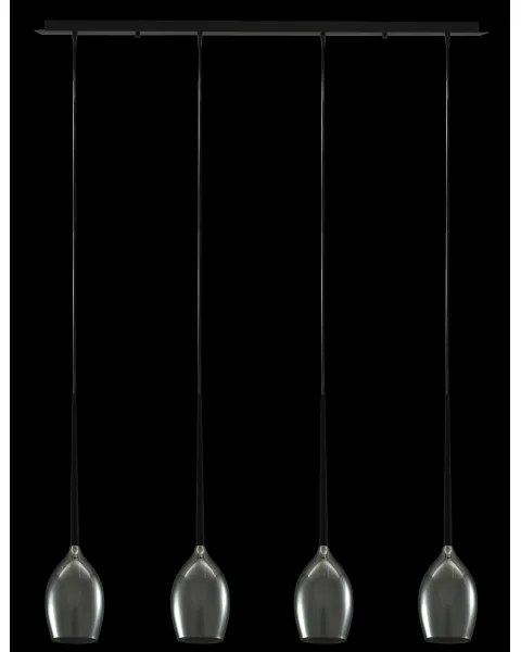 Azzardo AZ2938 - Luster na lanku IZZA 4xE14/40W/230V