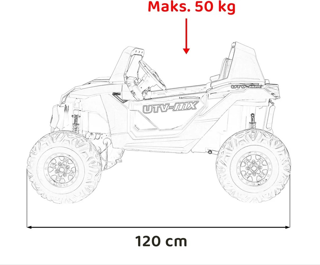 Ramiz Buggy UTV-MX 2000N Ružová