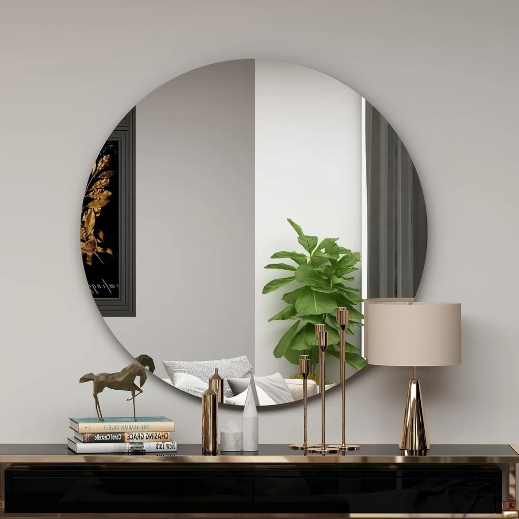 Zrkadlo Zeos Black 70 cm