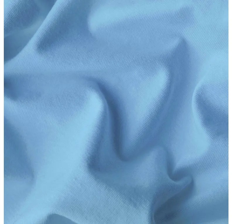 TipTrade Prestieradlo Jersey MAKO 200x200 cm - Stredne modrá