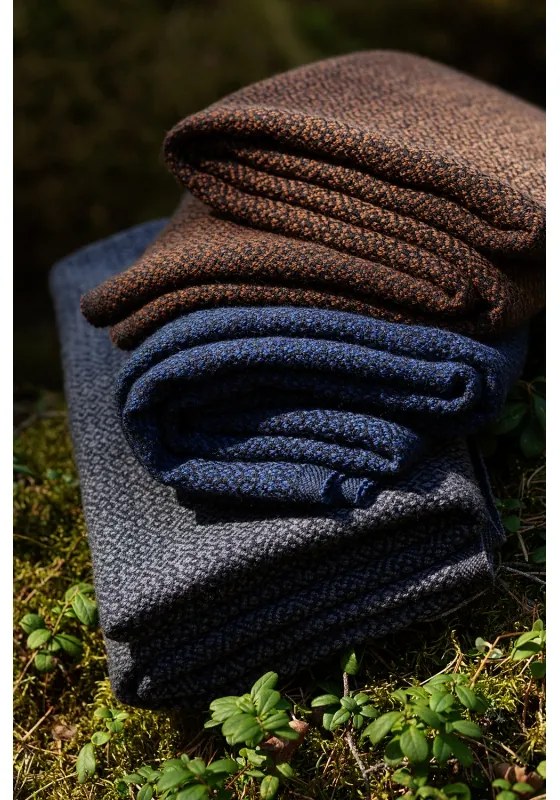 Merino deka Koli 135x170, čierno-hnedá