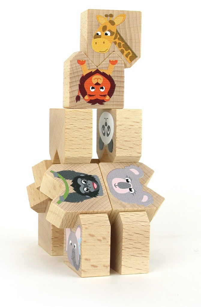 Milaniwood - Drevená balančná hra - divoké zvieratká