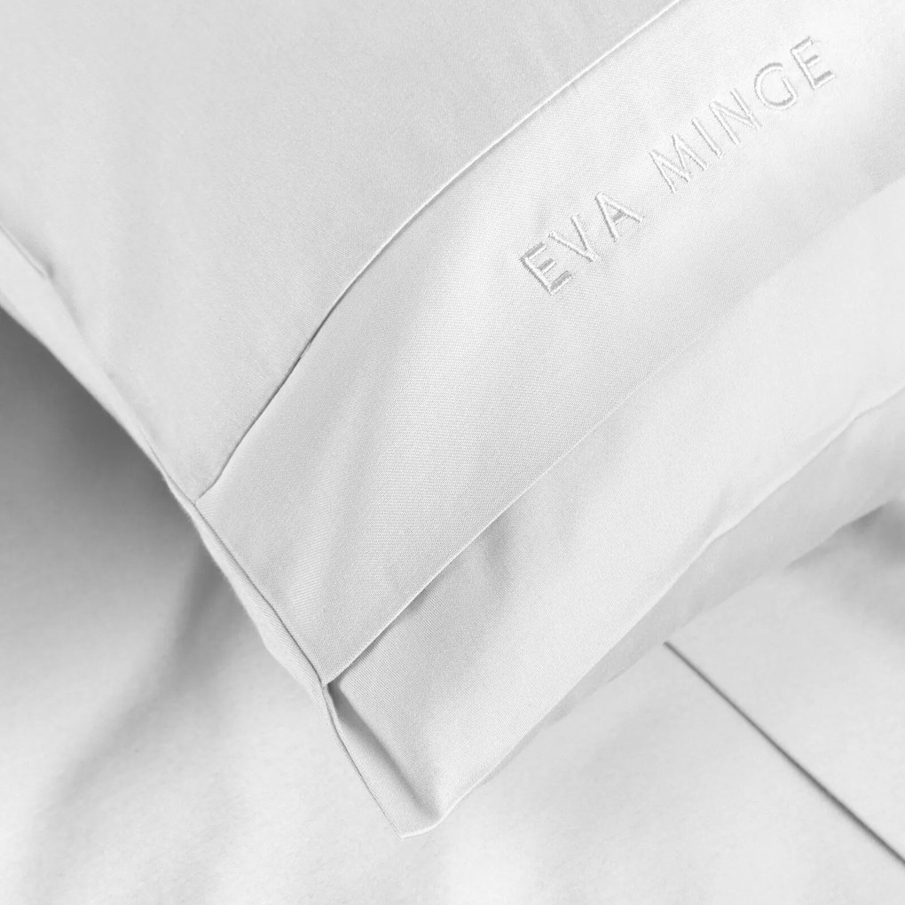 MAKOSATÉNOVÉ OBLIEČKY EVA MINGE ELEGANT1A 200X220 CM, 2 KS 70X80 CM BIELE