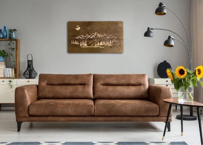 Podsvietený obraz Vrchy