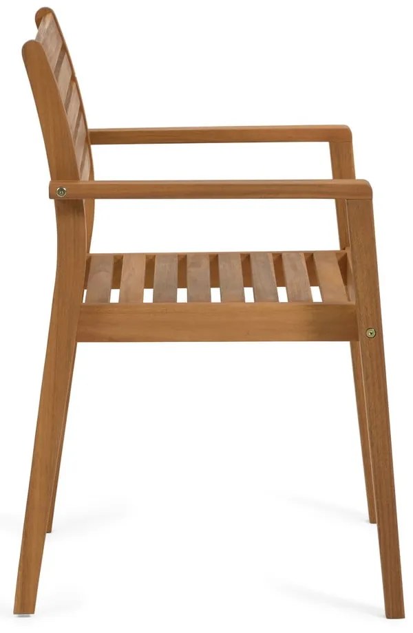 Záhradná stolička z akáciového dreva Kave Home Hanzel