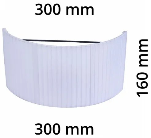 Maytoni MOD974-WLShade-White - Tienidlo TORONTO biela E27 300x160 mm