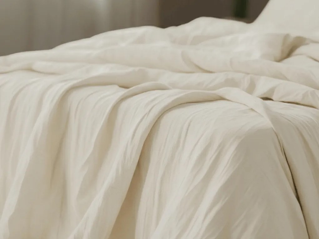 Mušelínové obliečky PURELY krémové Rozmer obliečok: 80 x 80 cm | 135 x 200 cm