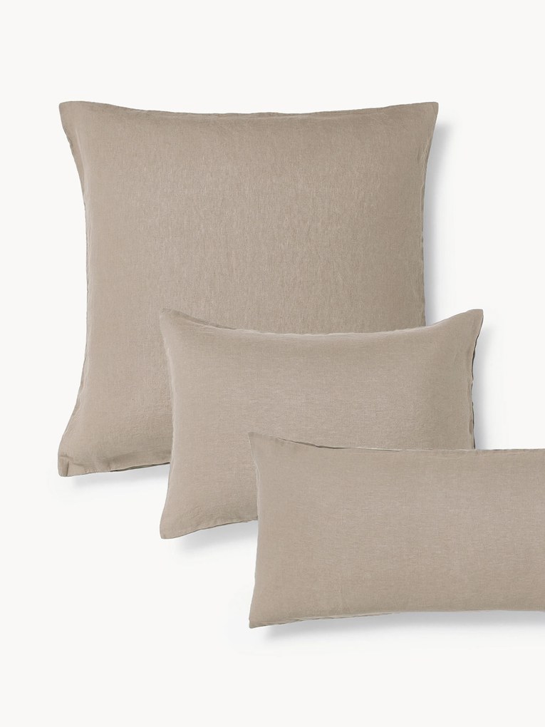 Obliečka na vankúš z vypratého ľanu Airy