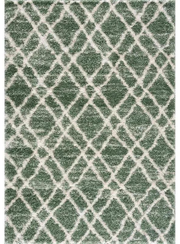 Dekorstudio Shaggy koberec s dlhým vlasom PULPY 540 - zelený Rozmer koberca: 80x300cm