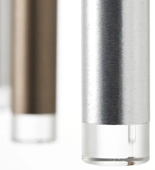 Brilliant - LED stmievateľný luster na lane CEMBALO LED/60W/230V chróm/čierna/hnedá