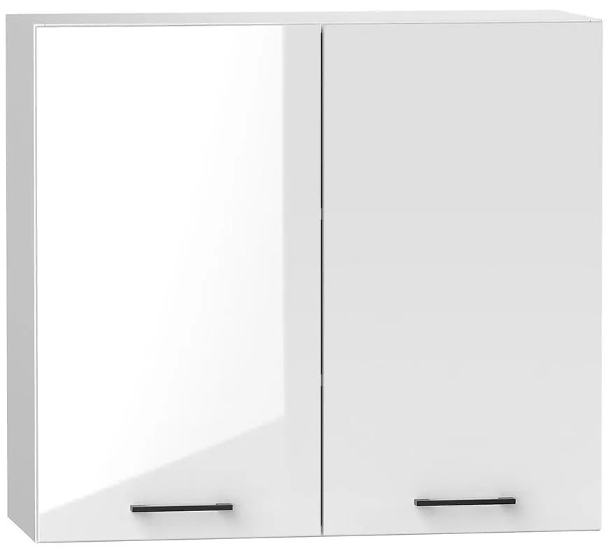 Kuchynská skrinka Oscar W80 biely lesk/biela