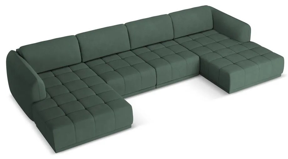 Zelená rohová pohovka Hoku – Makamii