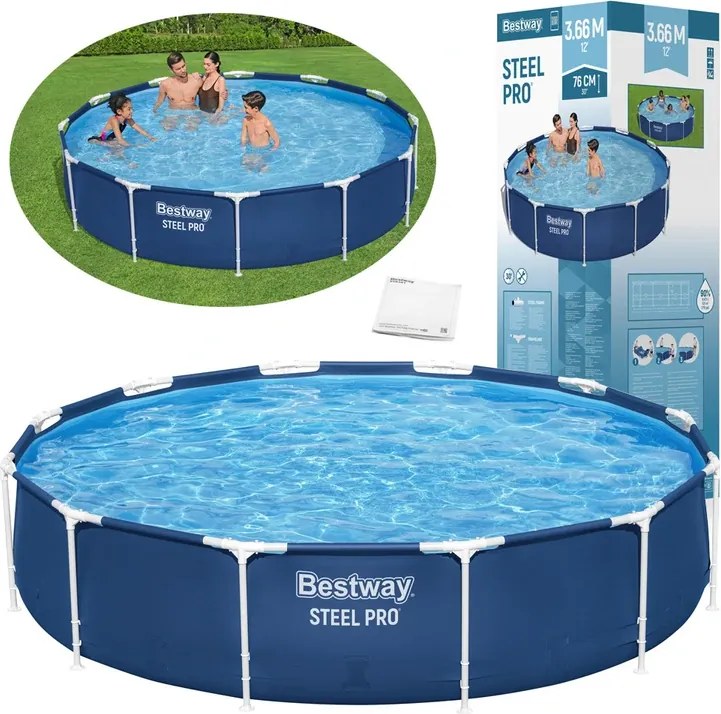 Bazén 366x76 cm Steel Pro Max Bestway - 56706
