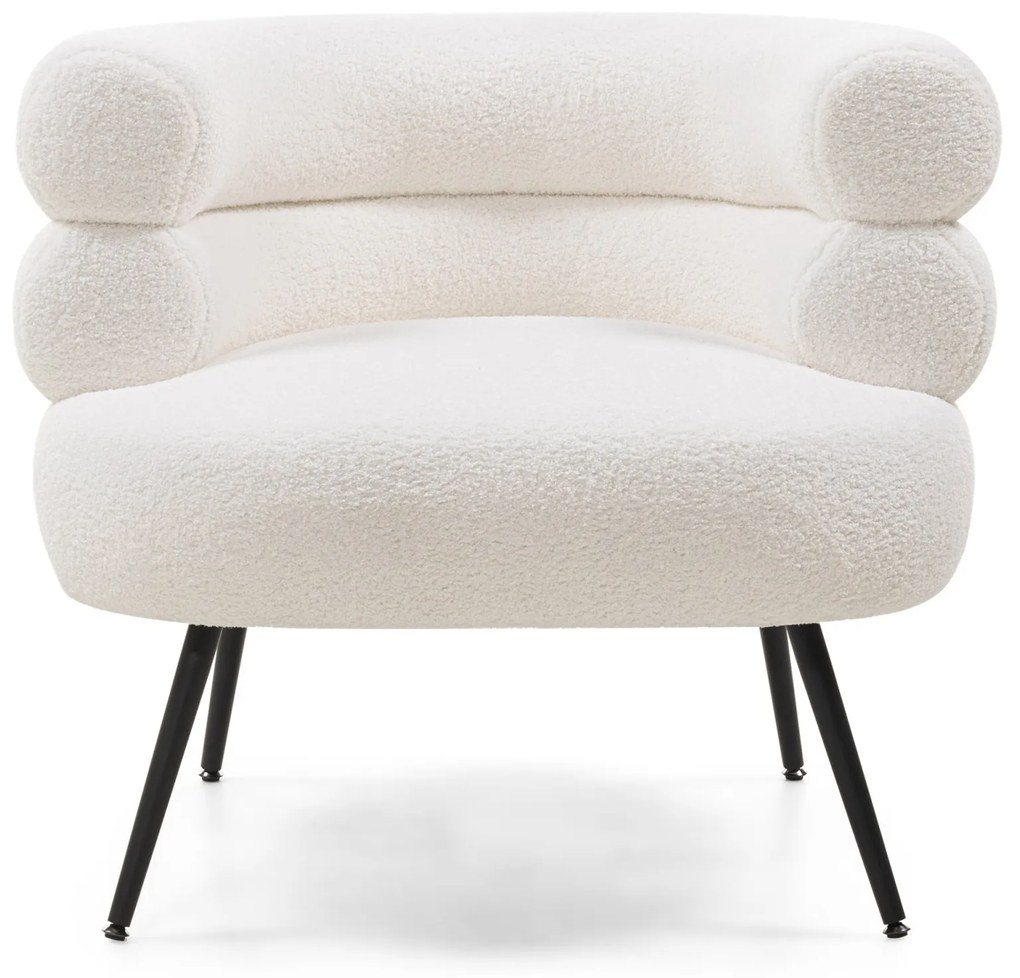 Čalouněné křeslo LEYA ecru