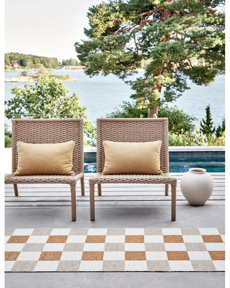 Okrovožlto-béžový vnútorný a vonkajší behúň 70x240 cm Pix Vanilla Ochre – Pappelina