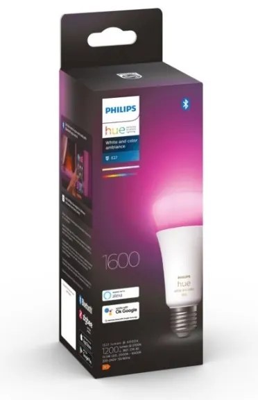 LED Stmievateľná žiarovka Philips Hue WACA A67 E27/13,5W/230V 2000-6500K