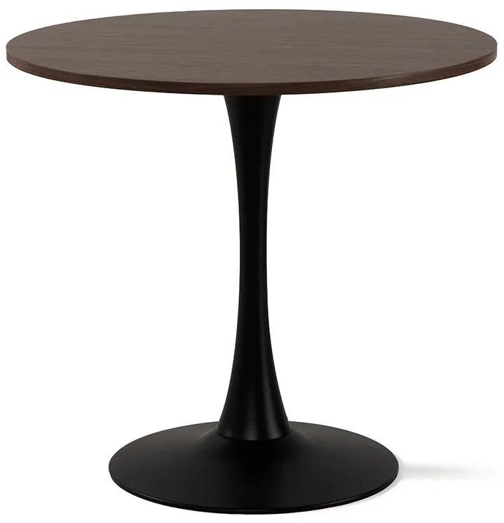 Noela Okrúhly jedálenský stôl v dekore hnedého dreva ORBIS 80