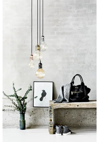 Nordlux - Napájací kábel AVRA 1xE27/60W/230V medená