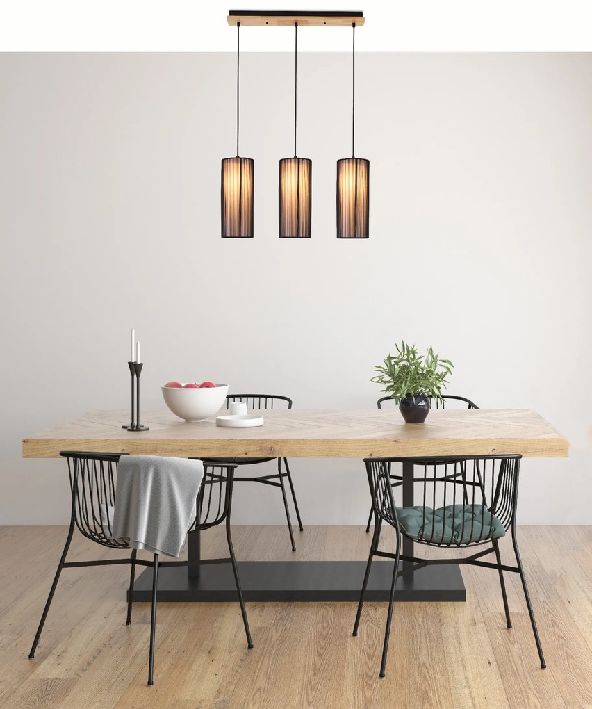 Candellux Závesný luster Kioto Ledea pre žiarovku 3x E27 50103219