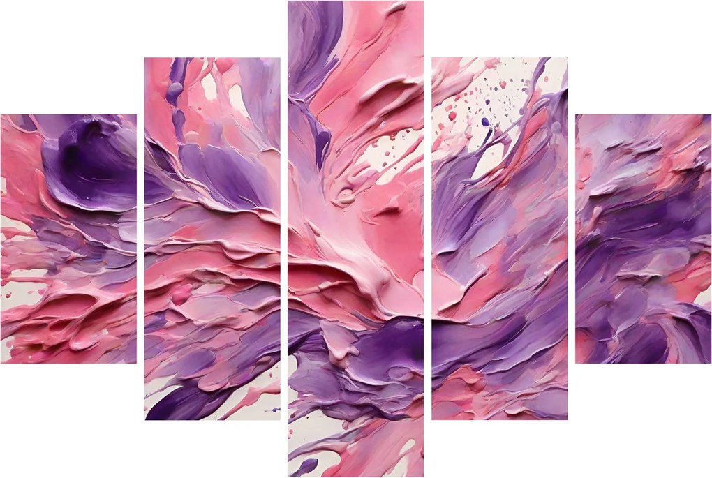 Obraz - Romantická abstrakcia (150x105 cm)