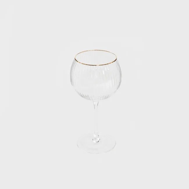 Pohár LYNN na stopke so zlatým okrajom 719721